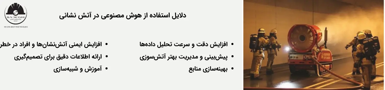 دلایل استفاده از هوش مصنوعی در آتش نشانی